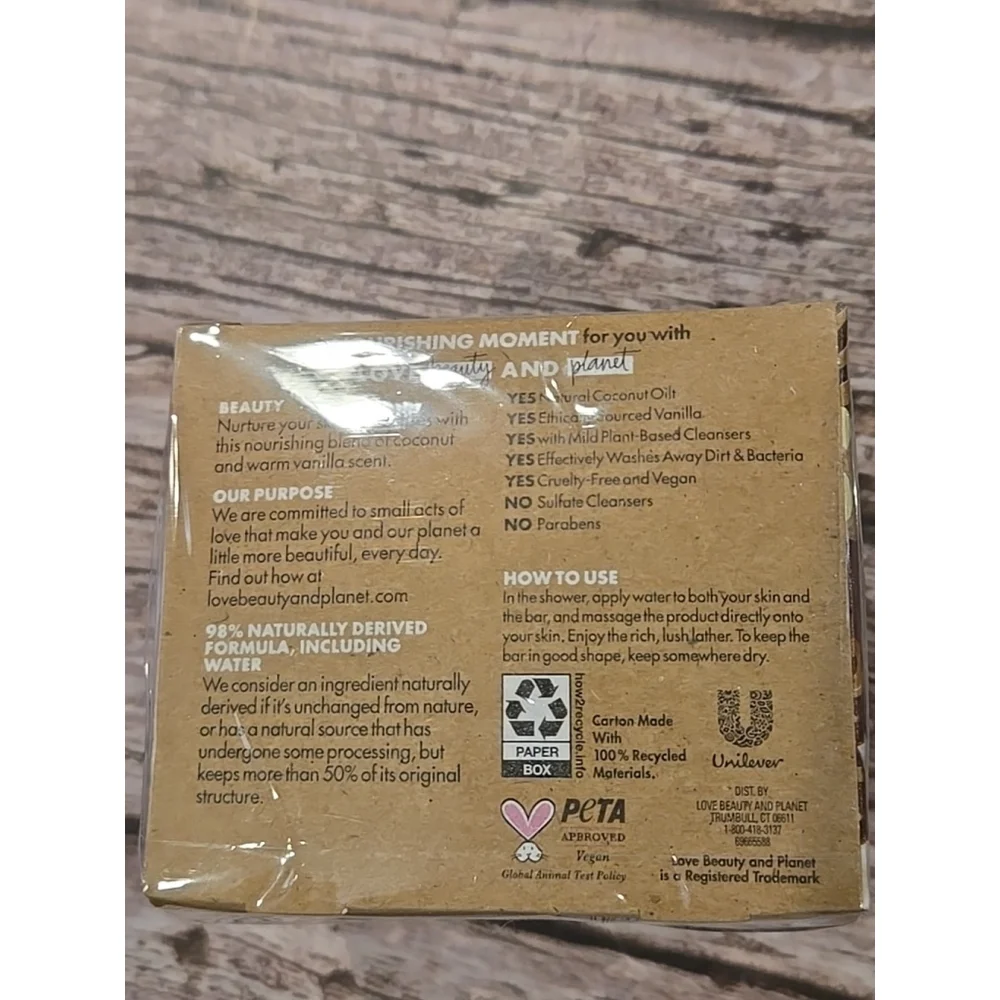 Beloved Heart Shaped Vegan Bar Soap Coconut & Warm Vanilla 3 Pack New-Sealed (2)